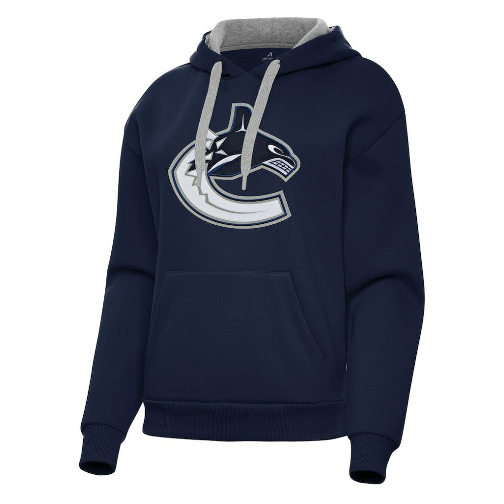 Vancouver Canucks Antigua Women's Victory Pullover Hoodie
