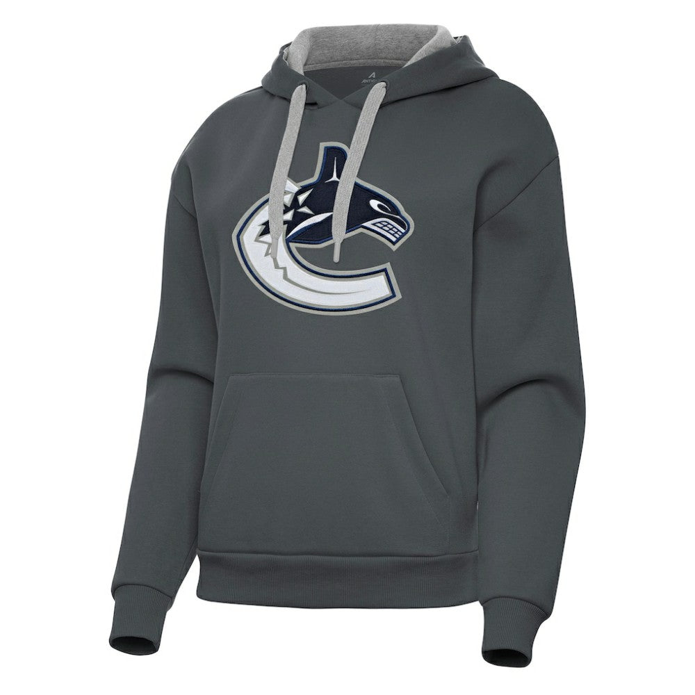 Vancouver Canucks Antigua Women's Victory Pullover Hoodie