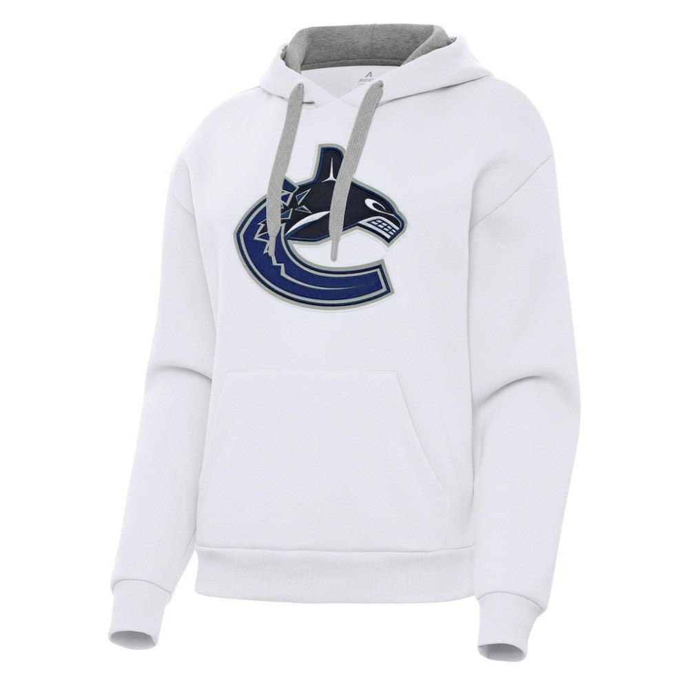 Vancouver Canucks Antigua Women's Victory Pullover Hoodie