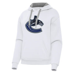 Vancouver Canucks Antigua Women's Victory Pullover Hoodie