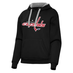 Washington Capitals Antigua Women's Victory Pullover Hoodie