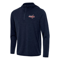 Washington Capitals Antigua Tidy Quarter-Zip Hoodie