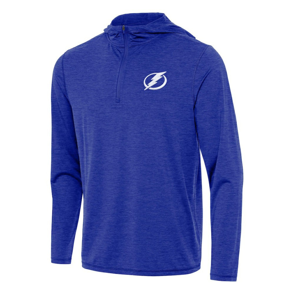 Tampa Bay Lightning Antigua Tidy Quarter-Zip Hoodie