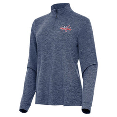 Washington Capitals Antigua Women's Mentor Quarter-Zip Mock Long Sleeve Top