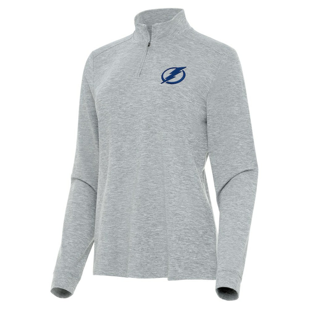 Tampa Bay Lightning Antigua Women's Mentor Quarter-Zip Mock Long Sleeve Top