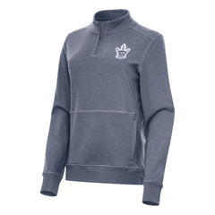 Toronto Maple Leafs Antigua Women's Crush Quarter-Zip Fleece Sweatshirt