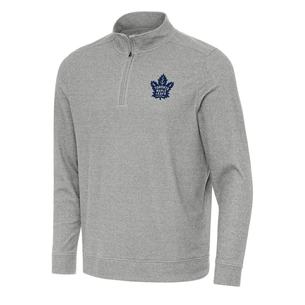 Toronto Maple Leafs Antigua Subtle Quarter-Zip Sweatshirt