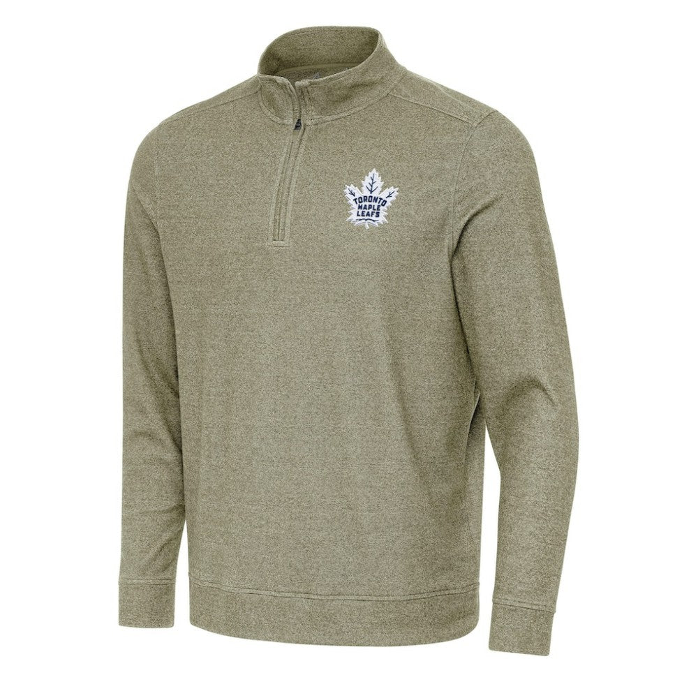 Toronto Maple Leafs Antigua Subtle Quarter-Zip Sweatshirt