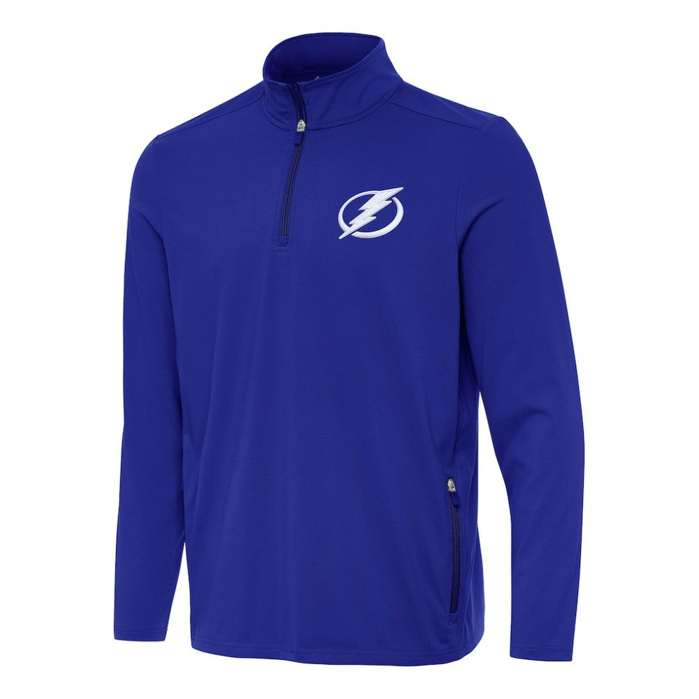 Tampa Bay Lightning Antigua Perilous Quarter-Zip Sweatshirt