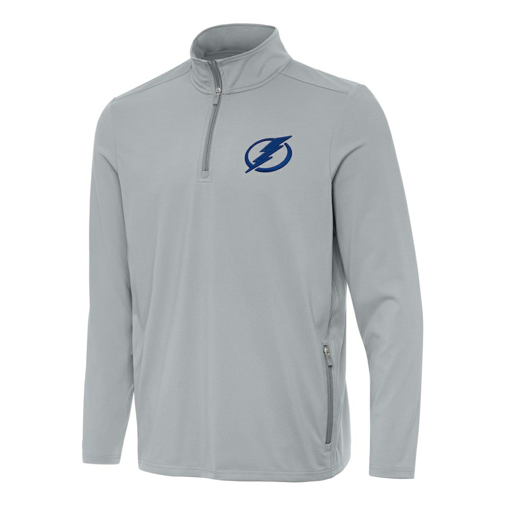 Tampa Bay Lightning Antigua Perilous Quarter-Zip Sweatshirt