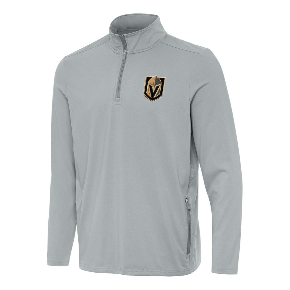 Vegas Golden Knights Antigua Perilous Quarter-Zip Sweatshirt
