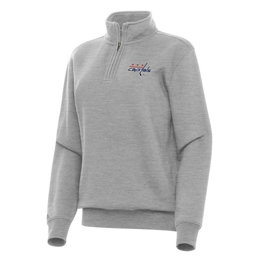 Washington Capitals Antigua Women's Victory Quarter-Zip Sweatshirt