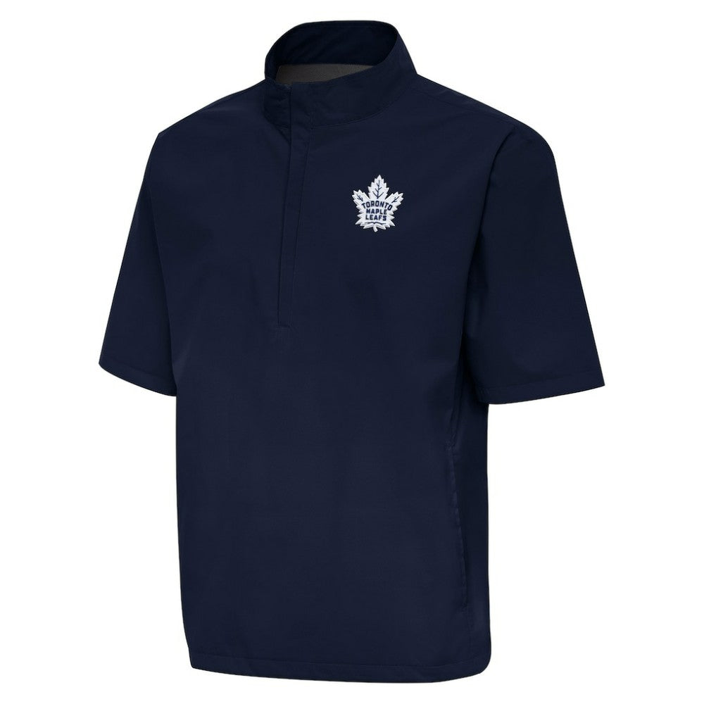 Toronto Maple Leafs Antigua Brisk Quarter-Zip Windbreaker