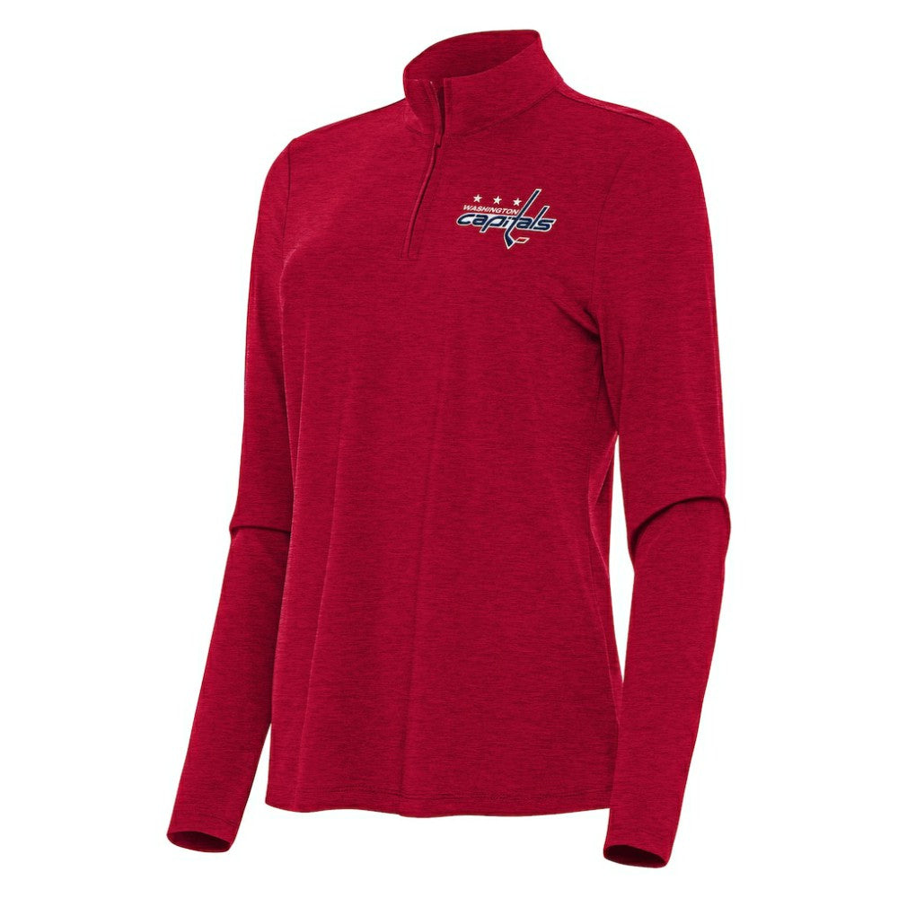 Washington Capitals Antigua Women's Bright Quarter-Zip Top