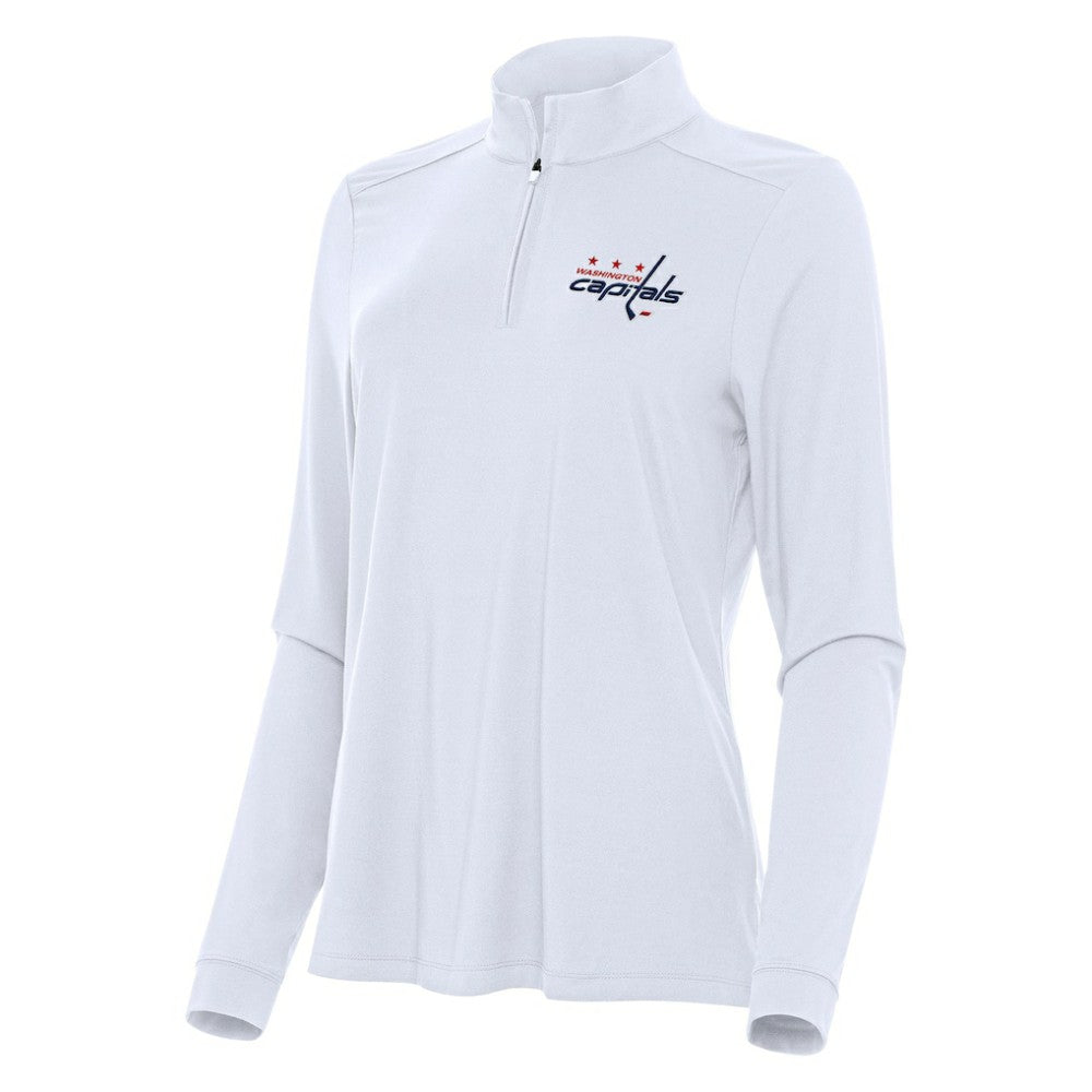 Washington Capitals Antigua Women's Intent Quarter-Zip Top