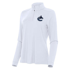 Vancouver Canucks Antigua Women's Intent Quarter-Zip Top