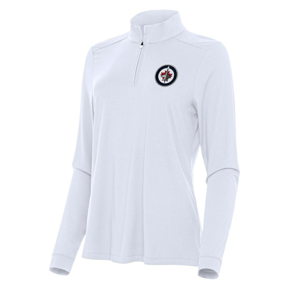 Winnipeg Jets Antigua Women's Intent Quarter-Zip Top