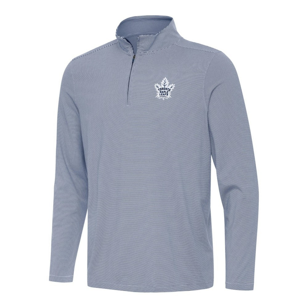 Toronto Maple Leafs Antigua Twine Quarter-Zip Top