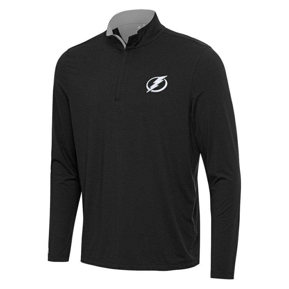 Tampa Bay Lightning Antigua Content Quarter-Zip Pullover Top