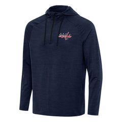 Washington Capitals Antigua Spikes Quarter-Zip Hoodie