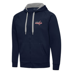 Washington Capitals Antigua Big & Tall Victory Full-Zip Hoodie