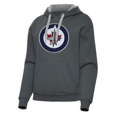 Winnipeg Jets Antigua Women's Victory Pullover Hoodie