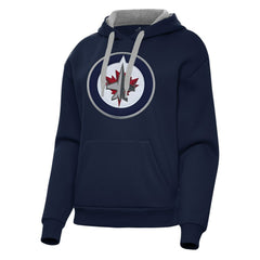 Winnipeg Jets Antigua Women's Victory Pullover Hoodie