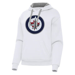 Winnipeg Jets Antigua Women's Victory Pullover Hoodie