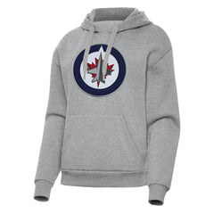 Winnipeg Jets Antigua Women's Victory Pullover Hoodie