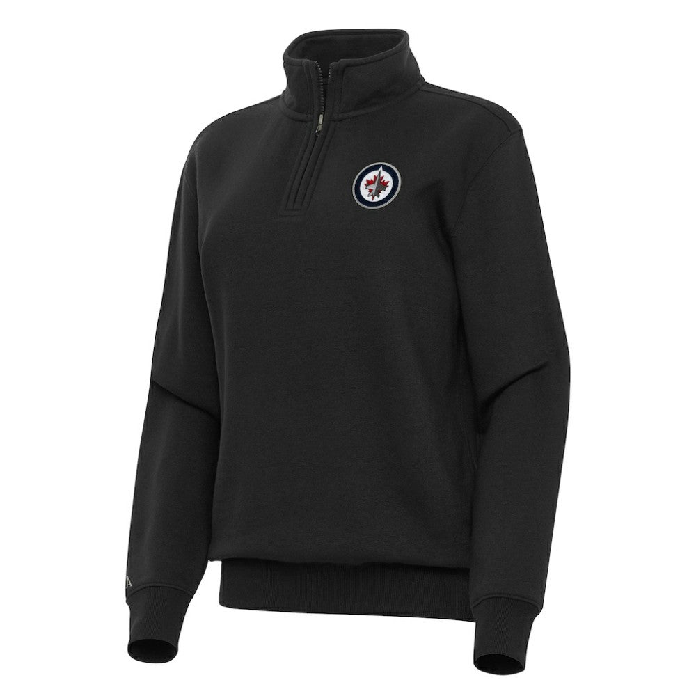 Winnipeg Jets Antigua Women's Victory Quarter-Zip Sweatshirt