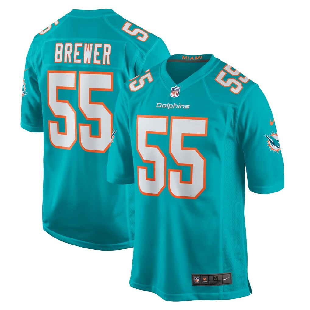NFL Miami Dolphins Aaron Brewer  Game Jersey