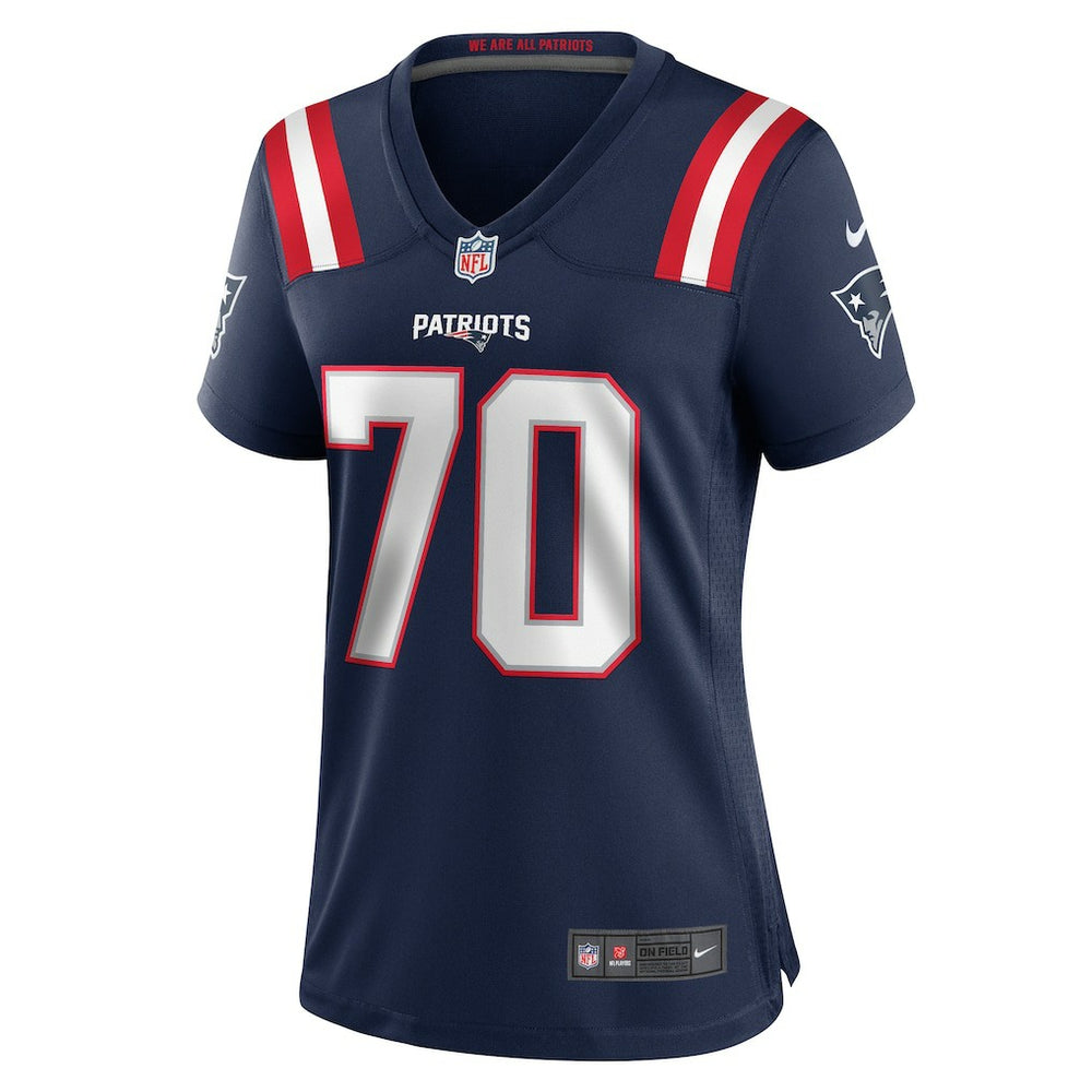 NFL New England Patriots Caedan Wallace  Women's Game Jersey