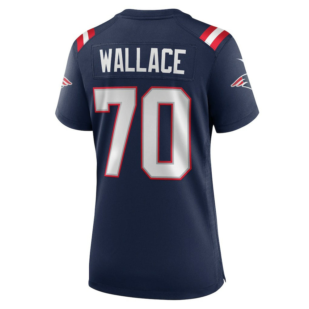 NFL New England Patriots Caedan Wallace  Women's Game Jersey