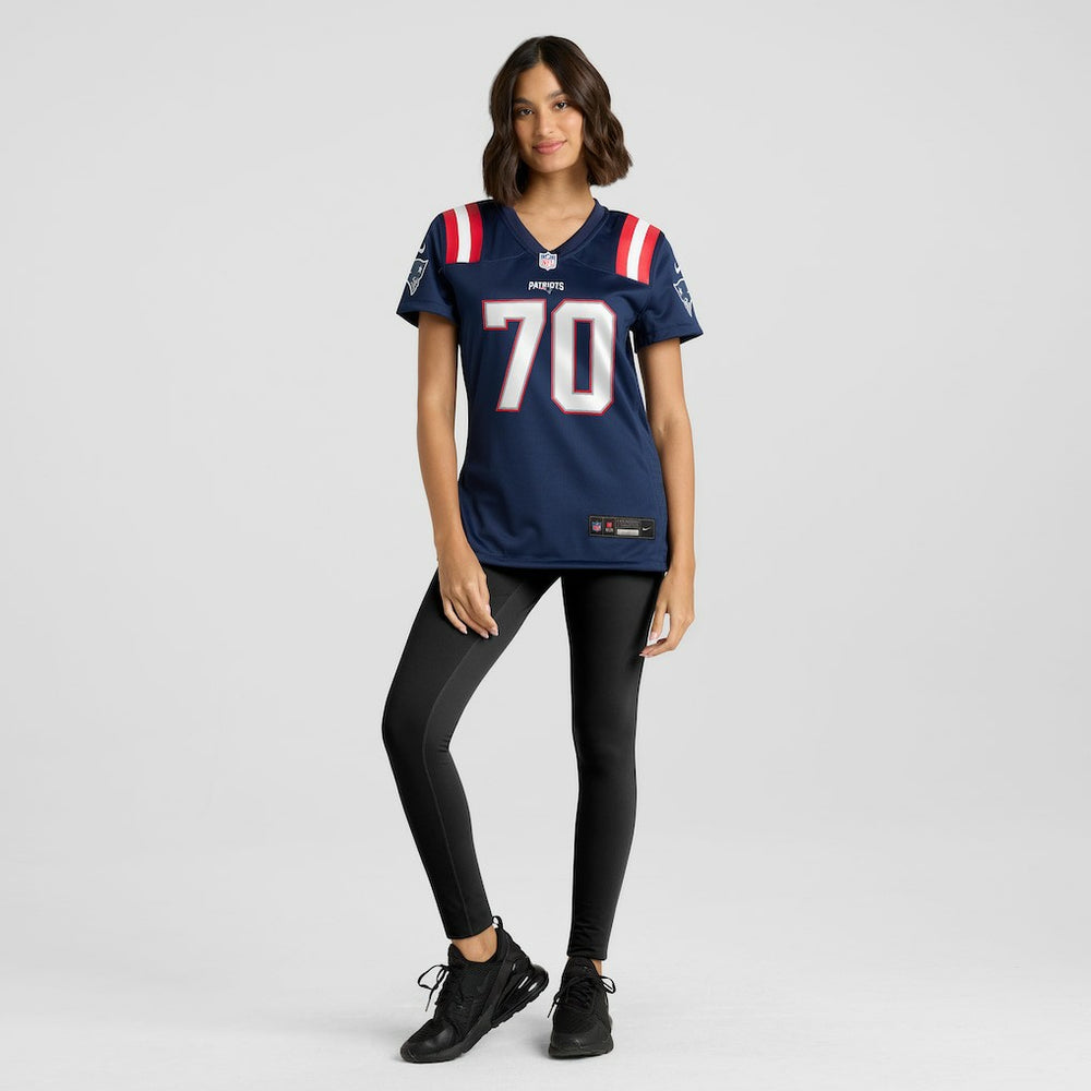 NFL New England Patriots Caedan Wallace  Women's Game Jersey
