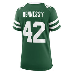 NFL New York Jets Thomas Hennessy  Women's Game Jersey