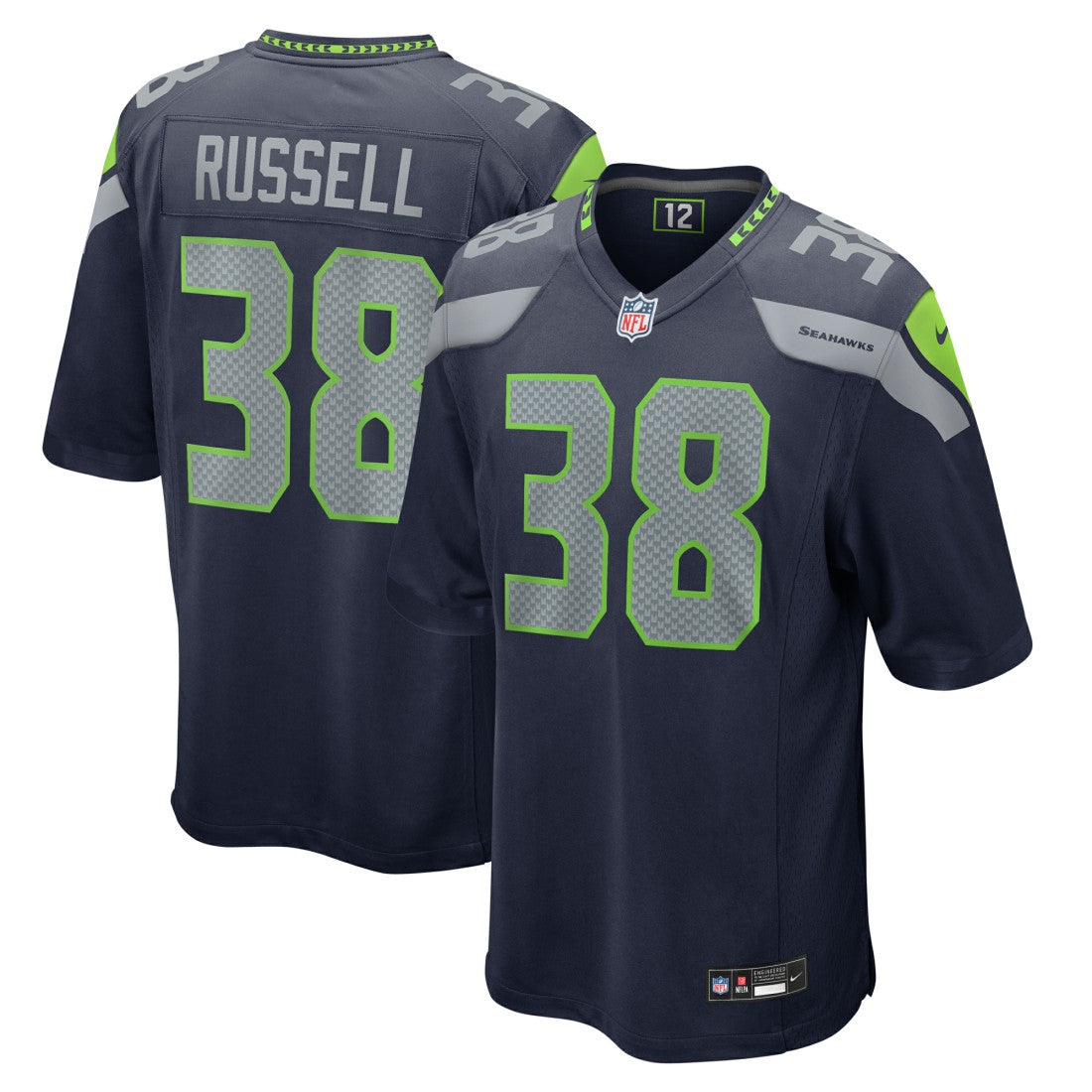 NFL Seattle Seahawks Brady Russell  Game Jersey