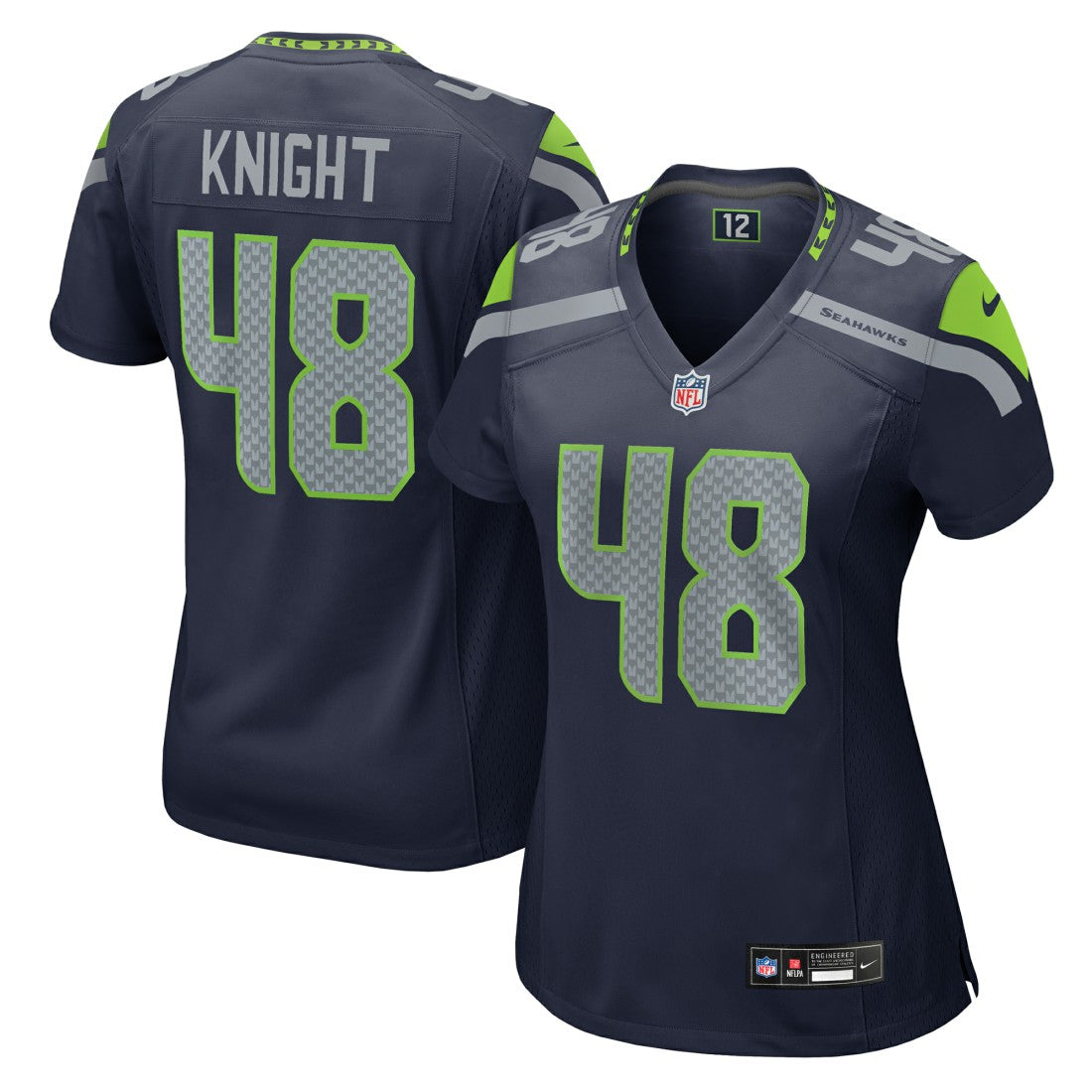 NFL Seattle Seahawks Tyrice Knight  Women's Team Game Jersey
