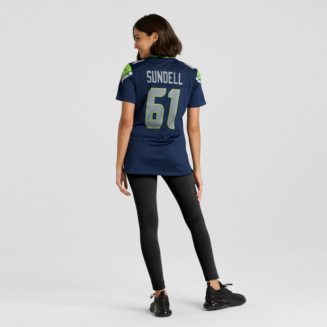 NFL Seattle Seahawks Jalen Sundell  Women's Team Game Jersey
