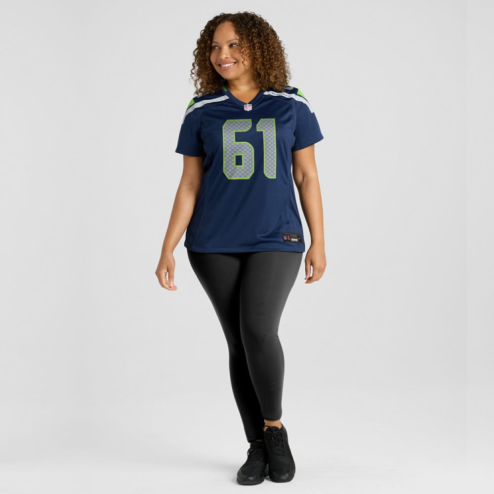 NFL Seattle Seahawks Jalen Sundell  Women's Team Game Jersey