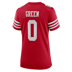 NFL San Francisco 49ers Renardo Green  Women's Team Game Jersey