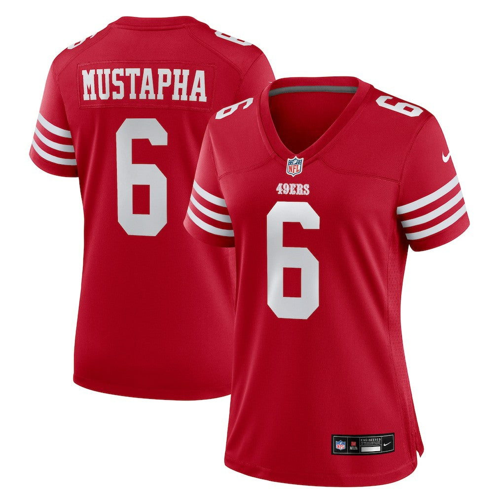 NFL San Francisco 49ers Malik Mustapha  Women's Team Game Jersey