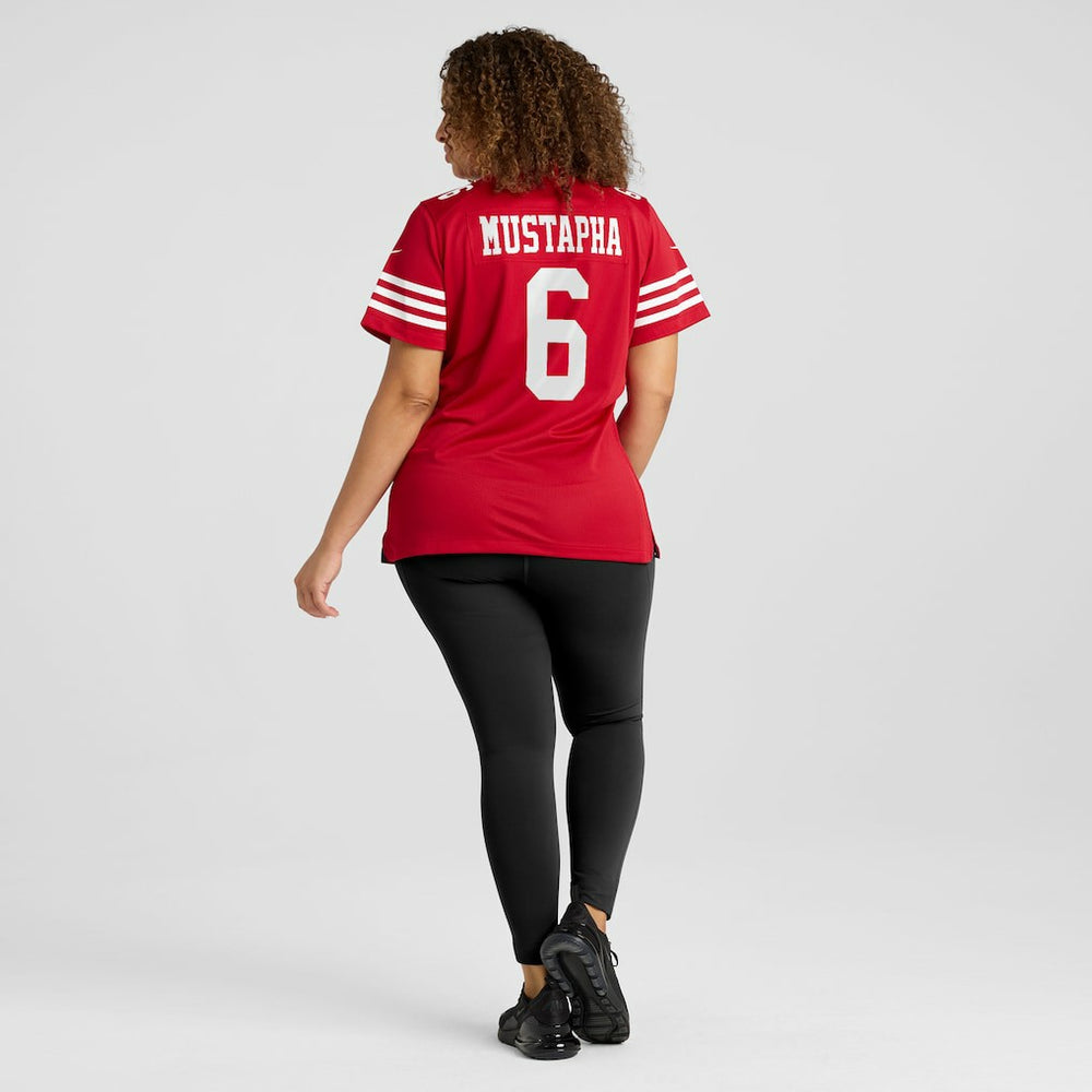 NFL San Francisco 49ers Malik Mustapha  Women's Team Game Jersey