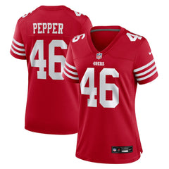 NFL San Francisco 49ers Taybor Pepper  Women's Team Game Jersey