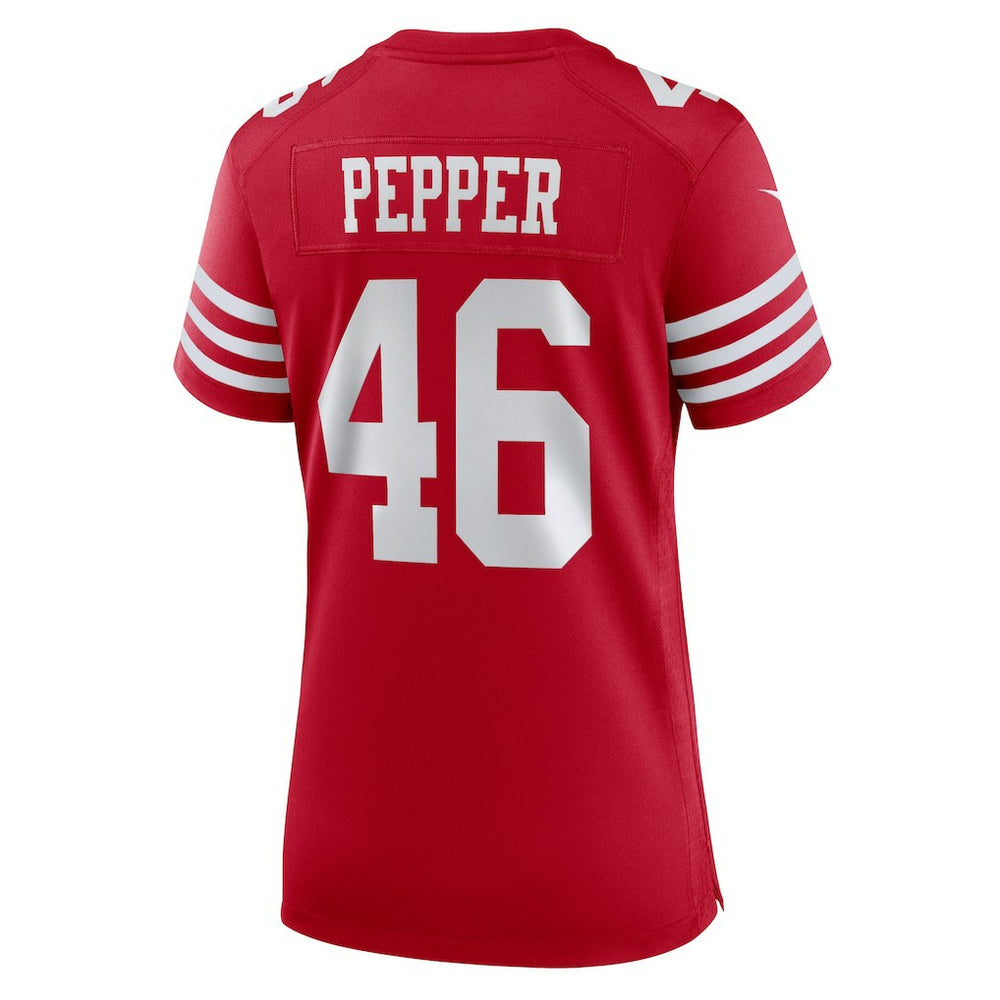 NFL San Francisco 49ers Taybor Pepper  Women's Team Game Jersey
