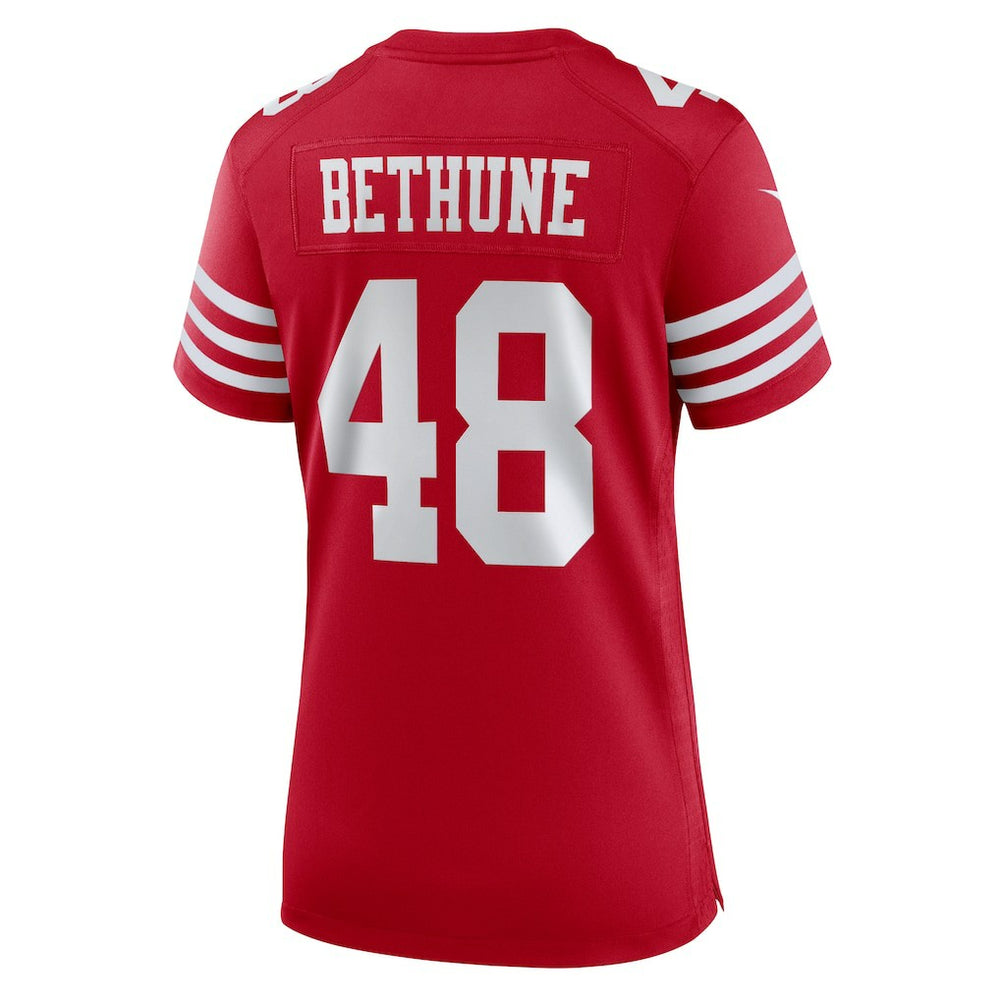 NFL San Francisco 49ers Tatum Bethune  Women's Team Game Jersey