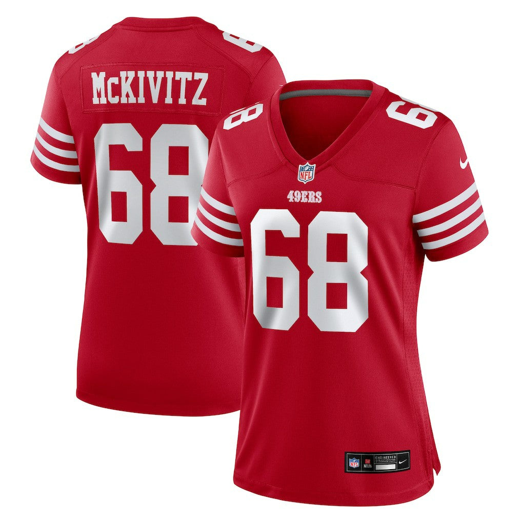 NFL San Francisco 49ers Colton McKivitz  Women's Team Game Jersey