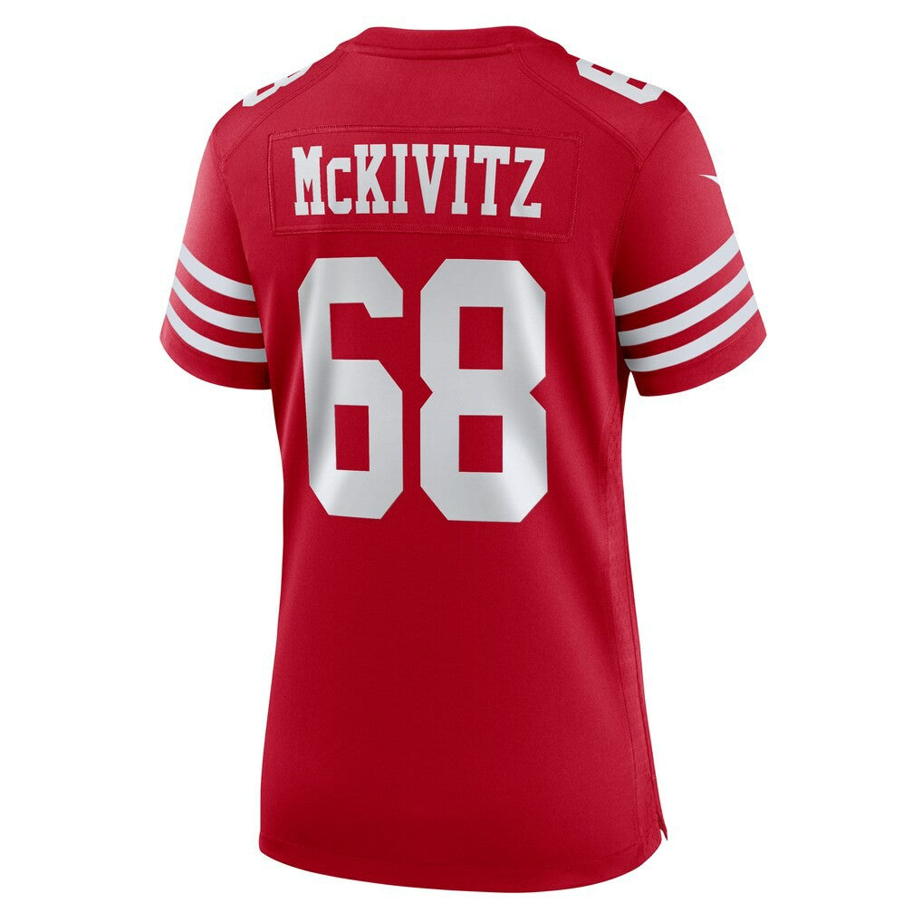 NFL San Francisco 49ers Colton McKivitz  Women's Team Game Jersey