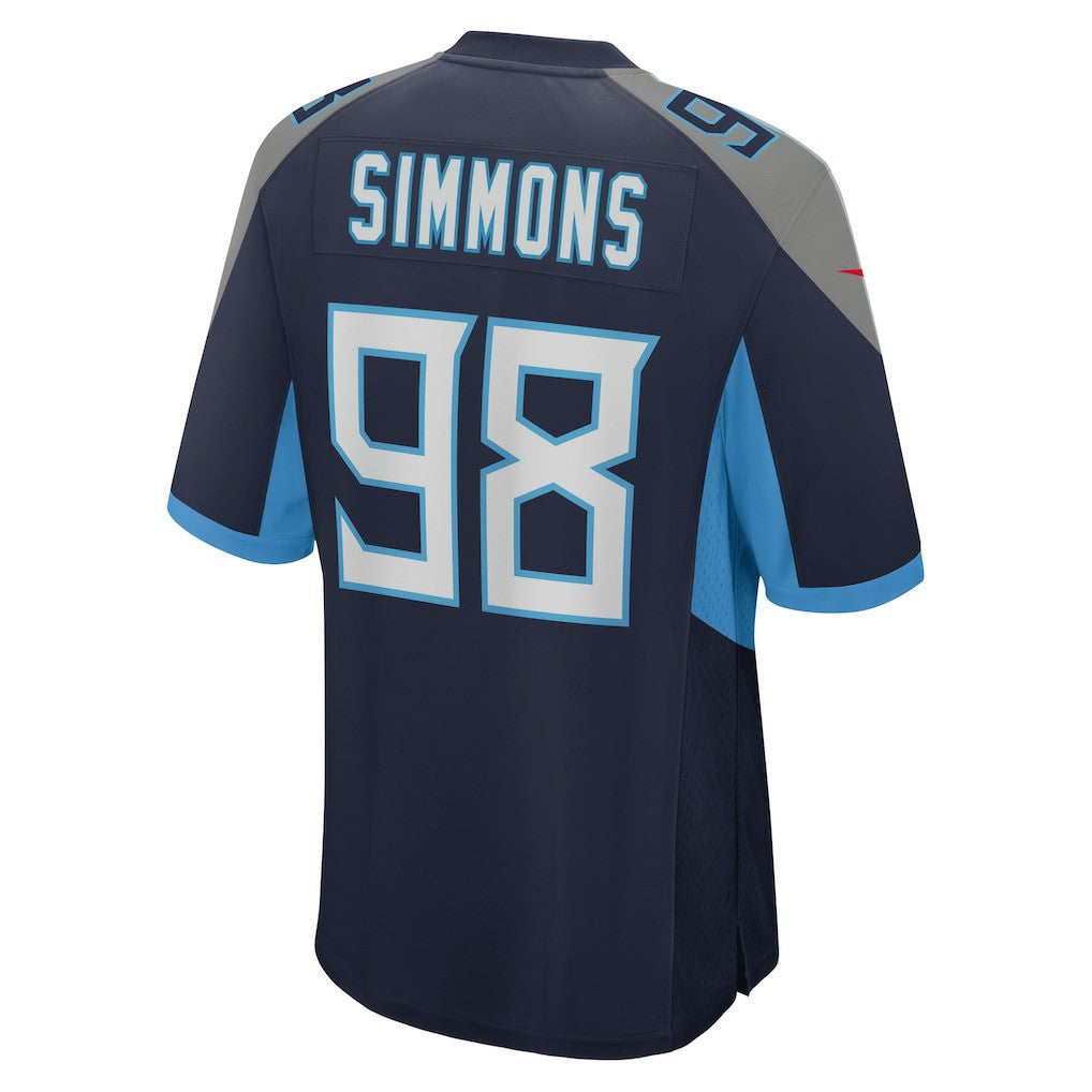 NFL Tennessee Titans Jeffery Simmons  Game Jersey