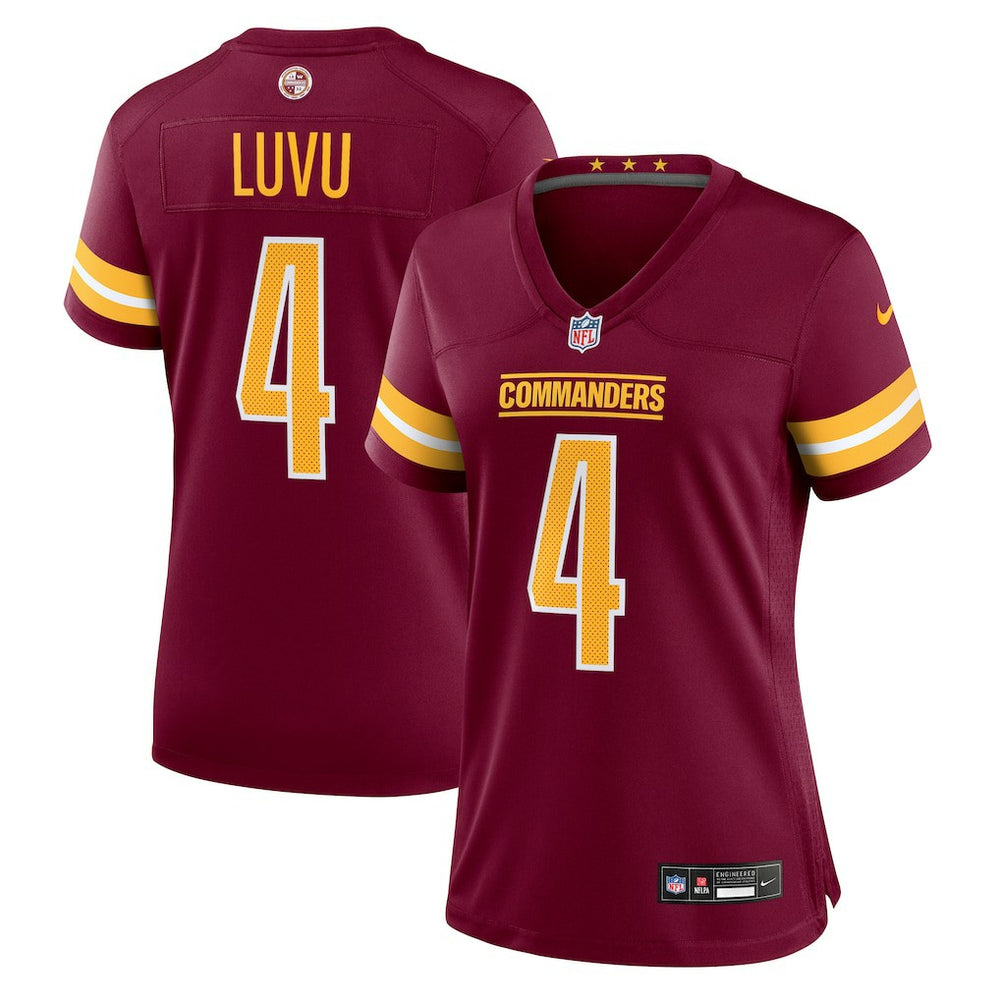 NFL Washington Commanders Frankie Luvu  Women's Team Game Jersey