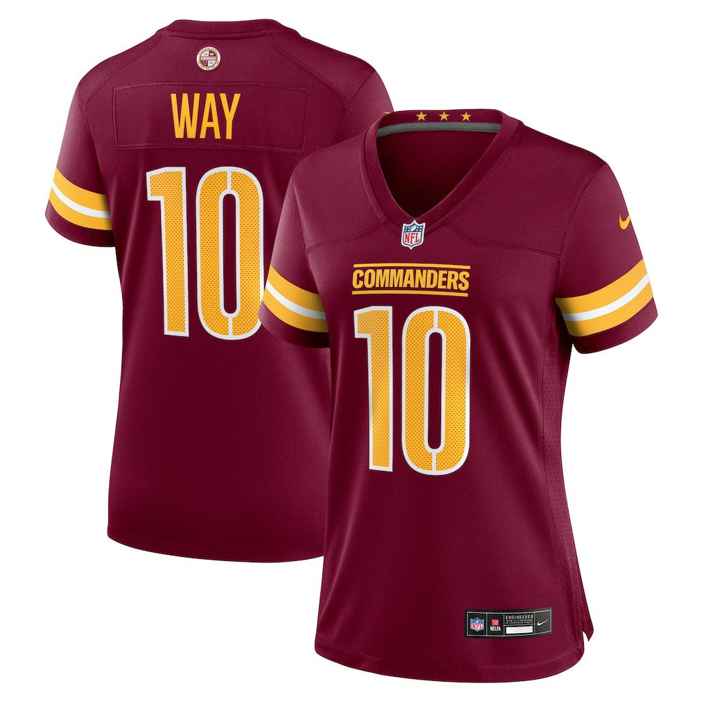 NFL Washington Commanders Tress Way  Women's Team Game Jersey